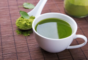 Green tea match skin detox tea